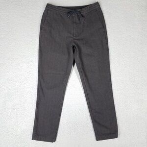 Banana Republic Mason Athletic Pants Adult 31 X 27 Gray Tapered Elastic Waist